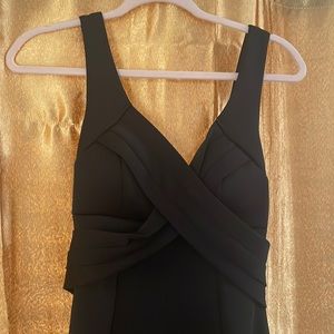 Small long black dress